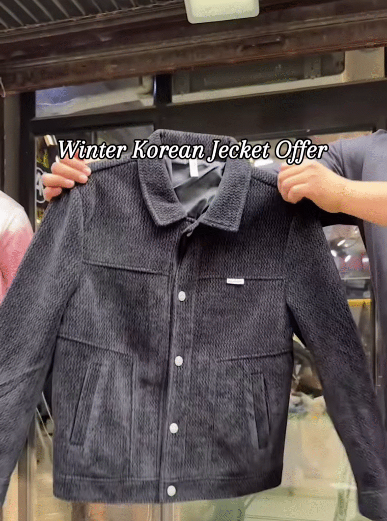 Trendy Grey Winter Korean Jacket – Cozy Up in Ultimate Style! ❄️🧥 - Photo 4