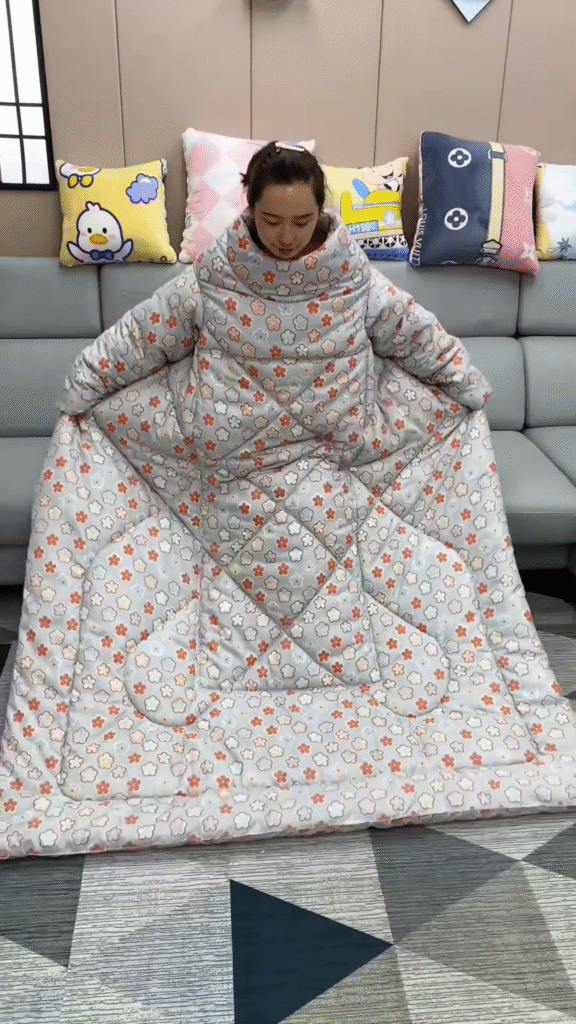 Cozy Wearable Blanket Quilt – Snuggle, Lounge, and Nap in Cloud‑Soft Comfort 💤🧸 - Photo 2