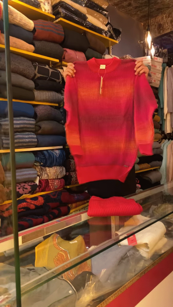 Ombre Rib-Knit Sweater – Vibrant Gradient, Cozy Feel, Everyday Pop ✨🌈 - Photo 2