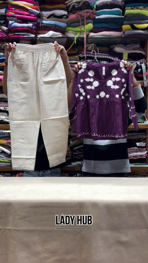 Embroidered Peplum Co‑ord Set – Effortless Ethnic Chic with All‑Day Comfort ✨� - Photo 2