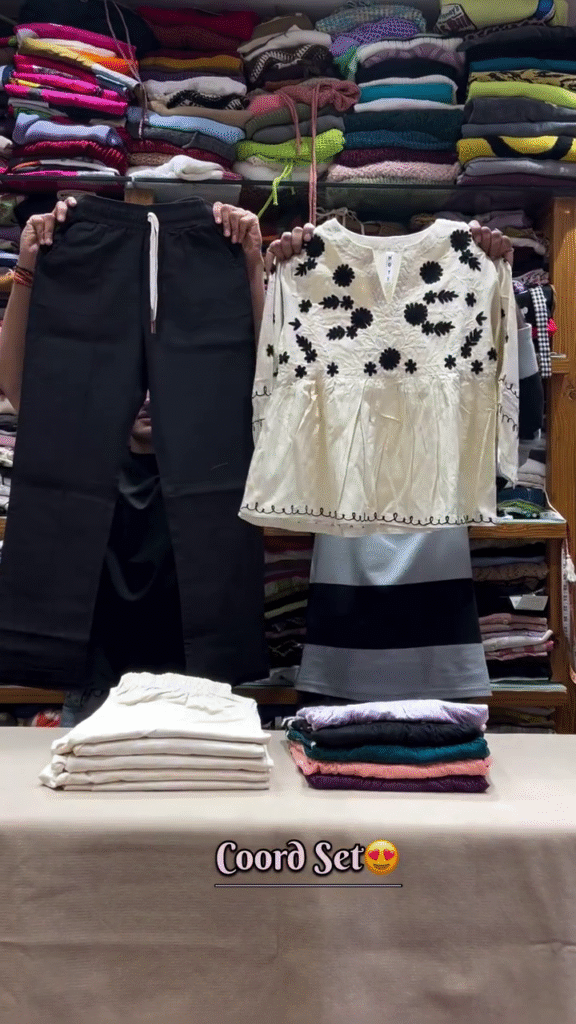Embroidered Peplum Co‑ord Set – Effortless Ethnic Chic with All‑Day Comfort ✨� - Photo 3