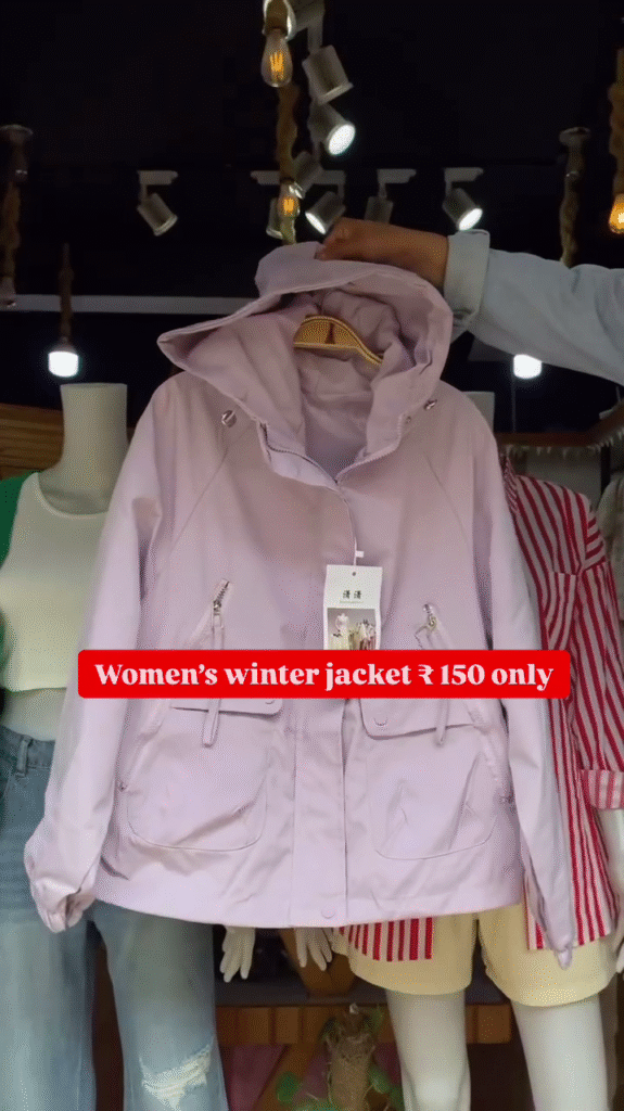 Women's Black Winter Jacket 🖤 Hooded Zip-Up with Pockets – Cozy & Minimal - Photo 1