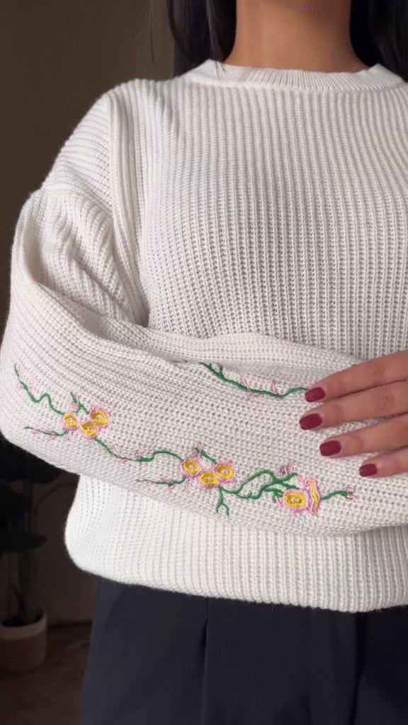 Everyday Knitwear Combos 🧶🌿 – Floral, Varsity & Stripe Variants - Photo 2