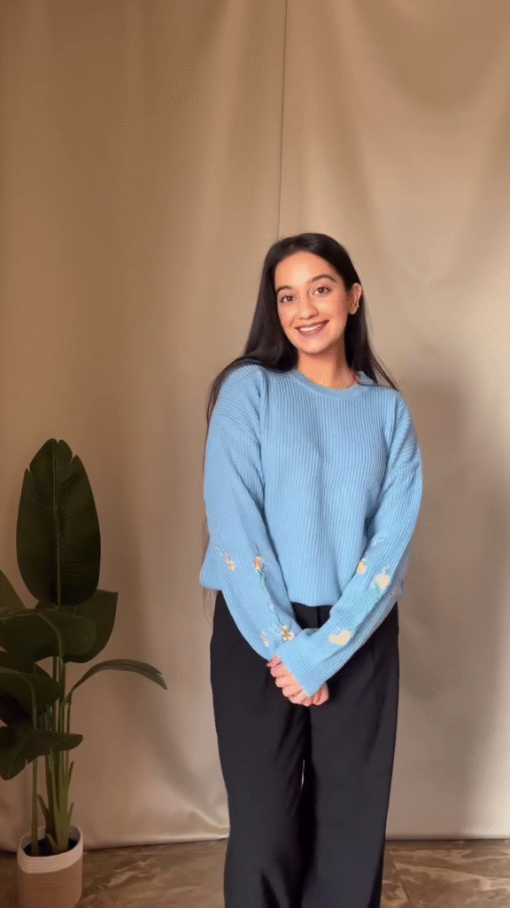 Everyday Knitwear Combos 🧶🌿 – Floral, Varsity & Stripe Variants - Photo 5