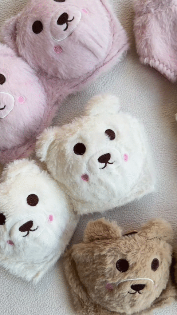 Teddy-Inspired Plushwear 🧸💕 With Embroidered Faces & Furry Textures – Novelty Set + Display Props - Photo 2