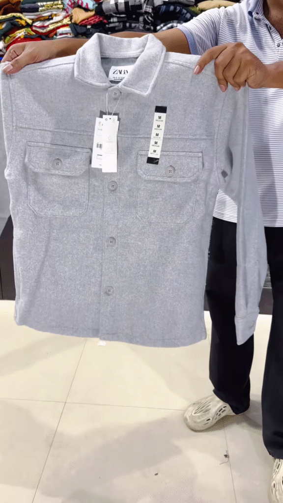 Utility Pocket Shirts & Jackets 👔🧥 – Relaxed Fit in Grey, Tan & Navy Variant - Photo 3