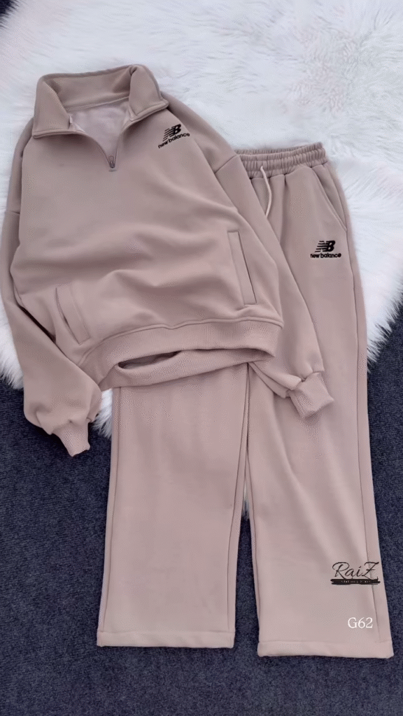 Zip-Up Tracksuit Sets 🧥👖 – Coordinated Sweatshirt & Jogger Combos in Grey, Red & Beige Variants - Photo 5