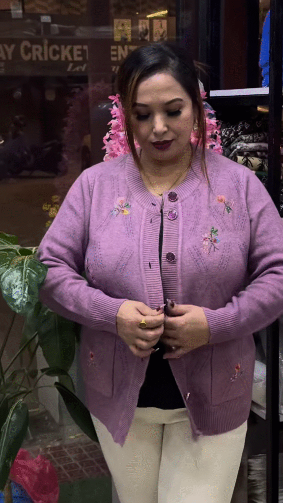 Embroidered Knit Cardigans 🧥🌸 – Available in 10 Vibrant Colors with Floral & Textured Detailing - Photo 7
