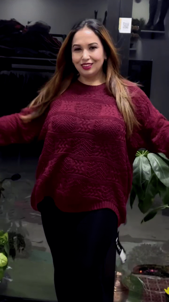 Textured Knit Sweaters 🧶🧥 – White, Maroon & Black Variants with Raised Pattern Detailing - Photo 3