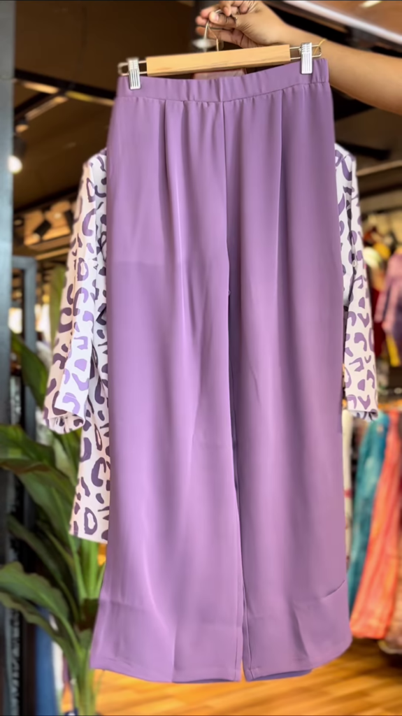 Girls’ 3-Piece Lavender Animal Print Co-ord Set – Blazer Shirt, Crop Top & Shorts | Fierce & Fun Fashion - Photo 2