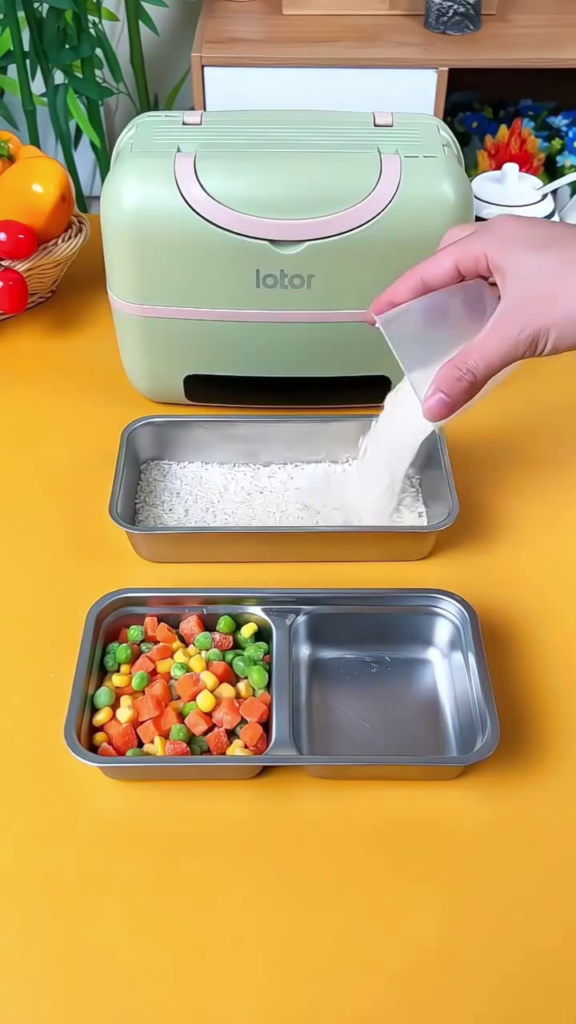 Portable Electric Heated Lunch Box – Compact Food Warmer for Home, Office & Travel - Photo 4
