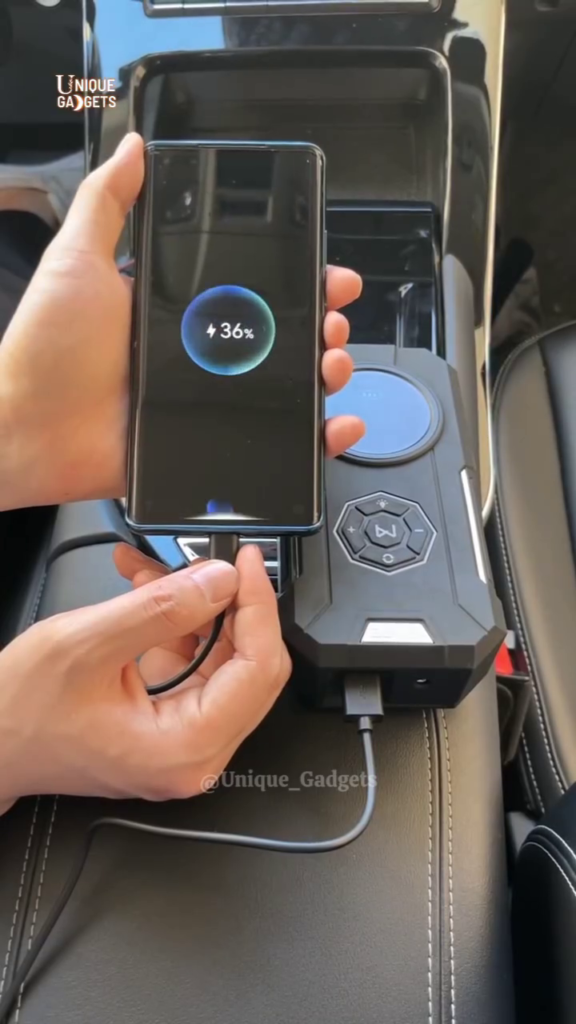 Smart Digital Tire Inflator – Portable Electric Air Compressor with LED Display & Auto Shutoff - Photo 2