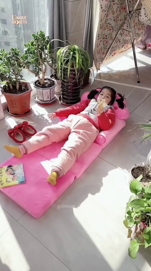 Convertible Kids Sofa Bed – Foldable Lounge Chair for Toddlers with Fun Cartoon Design - Photo 4