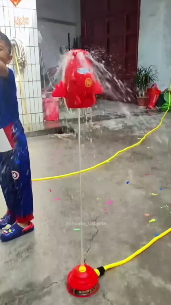 Outdoor Rotating Water Sprinkler Toy for Kids – Fun Backyard Summer Splash Game - Photo 2