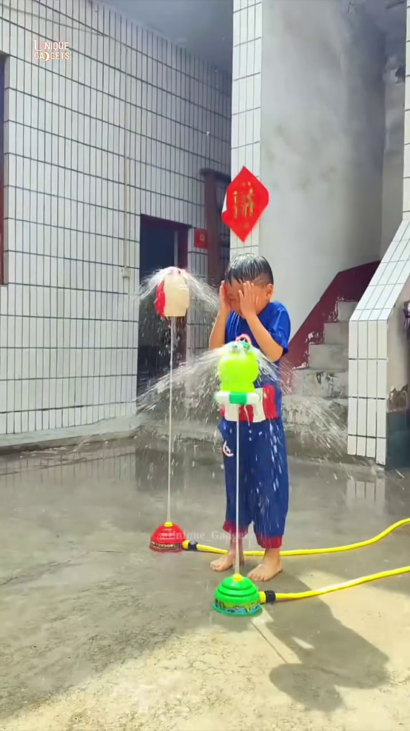 Outdoor Rotating Water Sprinkler Toy for Kids – Fun Backyard Summer Splash Game - Photo 3