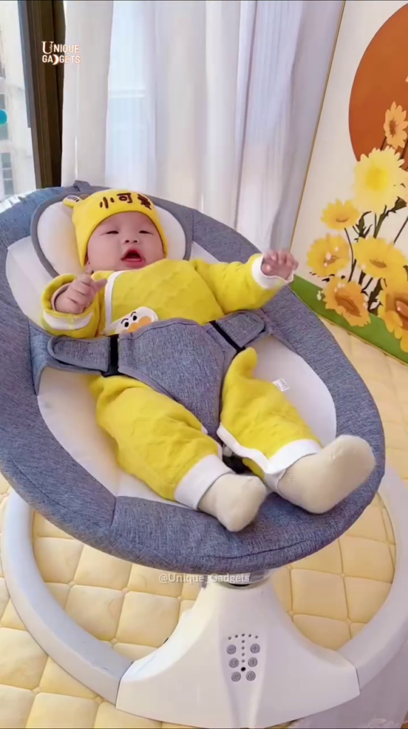 "Premium Automatic Baby Swing Bouncer with Motion Sensor - Ergonomic Infant Rocker for Ultimate Comfort" - Photo 2
