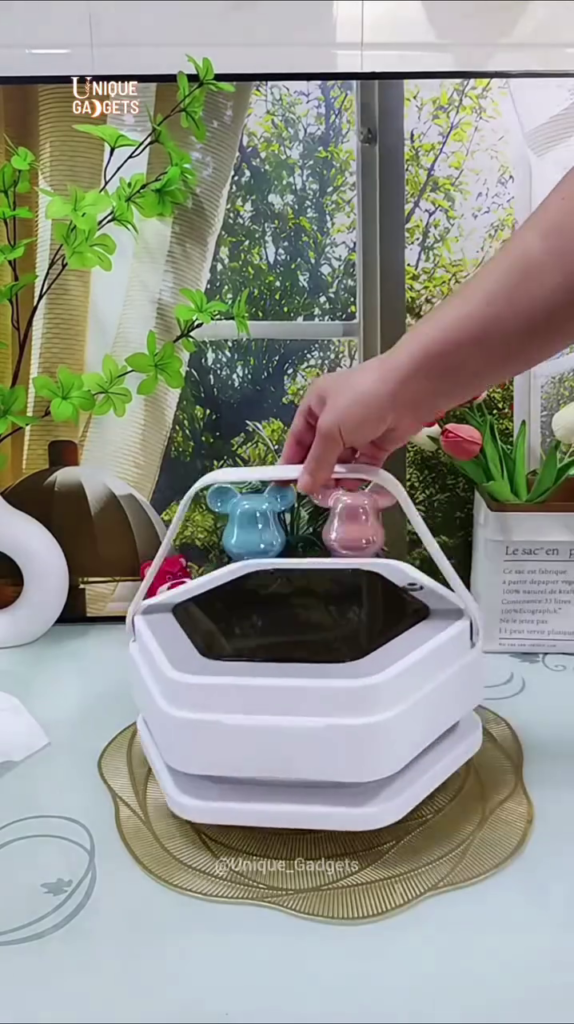 "Compact Portable Mini Washing Machine - Hexagonal Space-Saving Laundry Solution for Apartments, Dorms and RVs" - Photo 2
