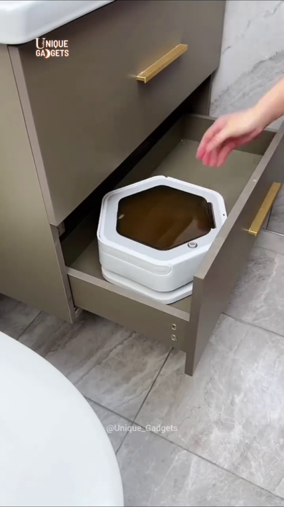 "Compact Portable Mini Washing Machine - Hexagonal Space-Saving Laundry Solution for Apartments, Dorms and RVs" - Photo 3