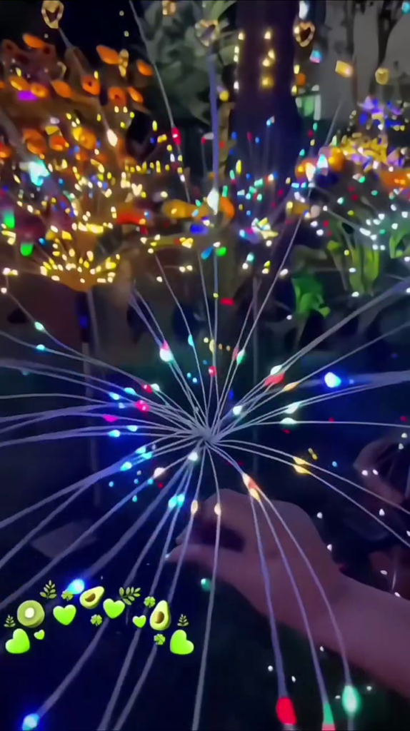 "Starburst LED Firework Light - Multi-Color Fiber Optic Lamp for Home Decor and Celebrations" - Photo 7