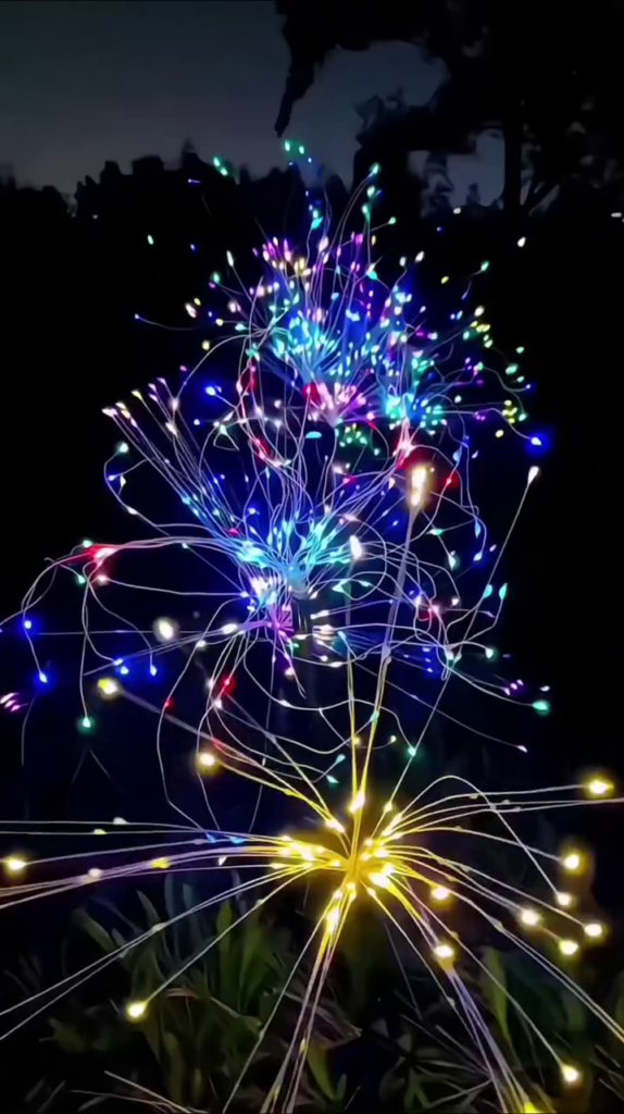"Starburst LED Firework Light - Multi-Color Fiber Optic Lamp for Home Decor and Celebrations" - Photo 6