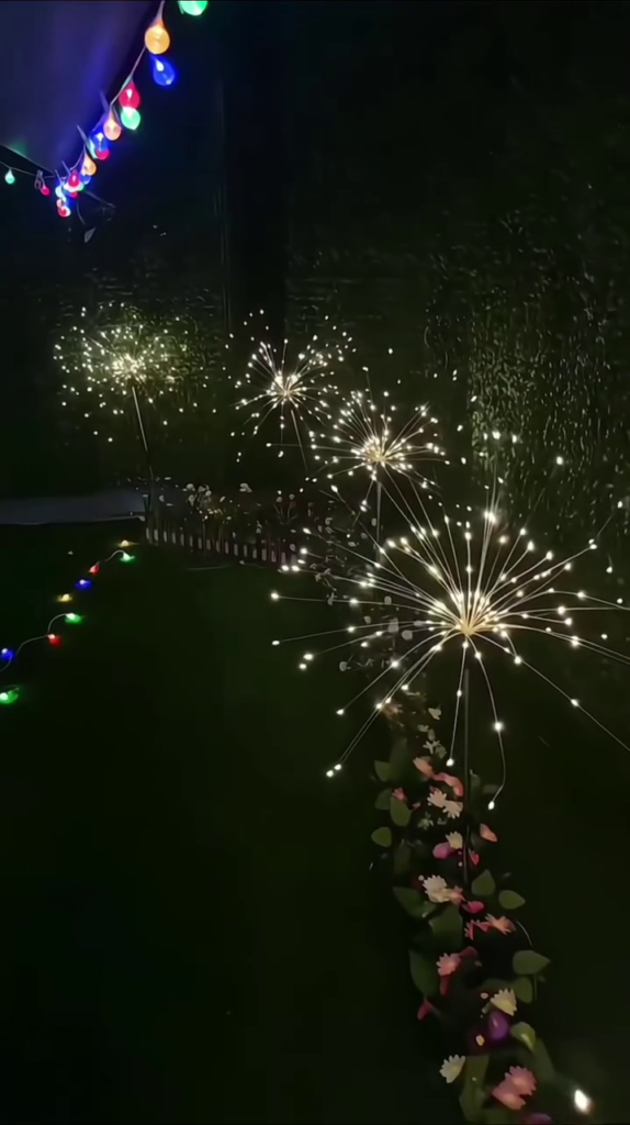 "Starburst LED Firework Light - Multi-Color Fiber Optic Lamp for Home Decor and Celebrations" - Photo 5
