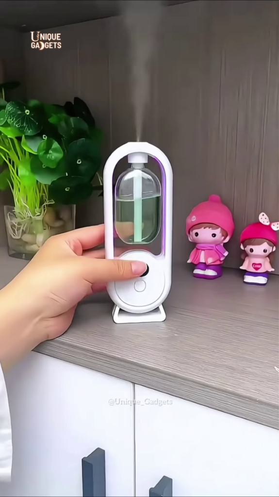 Modern Arch LED Humidifier: Compact Ultrasonic Cool Mist Diffuser for Home and Office - Photo 6