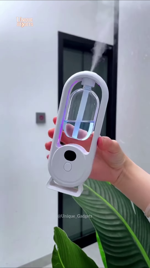 Modern Arch LED Humidifier: Compact Ultrasonic Cool Mist Diffuser for Home and Office - Photo 5