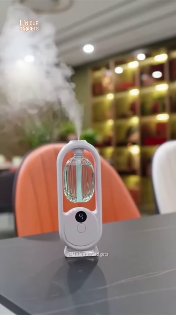 Modern Arch LED Humidifier: Compact Ultrasonic Cool Mist Diffuser for Home and Office - Photo 1