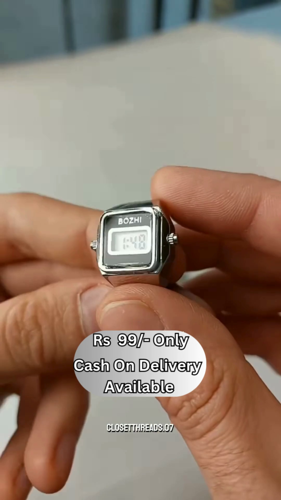 Vintage-Inspired Mini Watch Rings – Dual Design Statement Piece - Photo 2