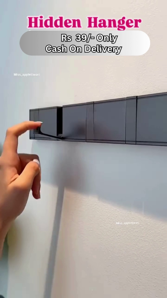Hidden Folding Wall Hanger – Space-Saving Minimalist Hook - Photo 3