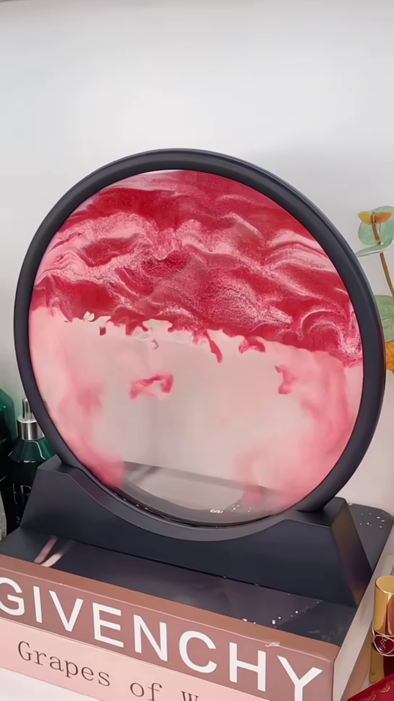 360° Rotating Sand Art Frame – Hypnotic Motion Landscape for Home & Office Decor - Photo 5