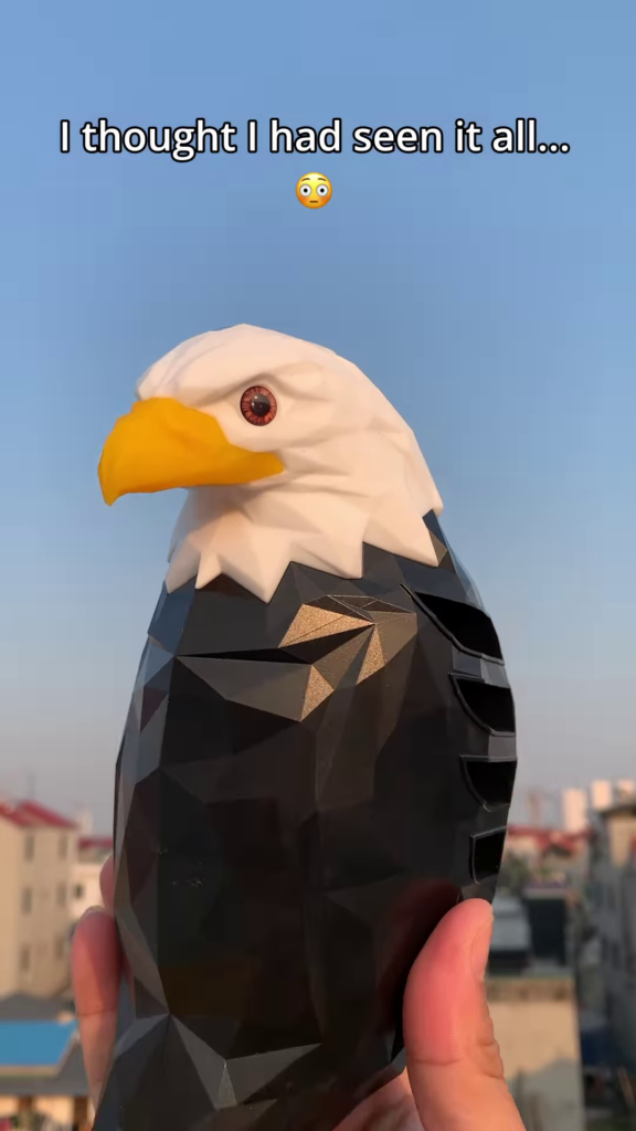 3D Eagle Wall Lamp – Majestic Shadow Light Fixture for Home Decor - Photo 2