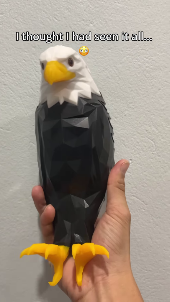 3D Eagle Wall Lamp – Majestic Shadow Light Fixture for Home Decor - Photo 4