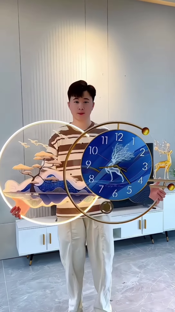 🕰 Luxury LED Wall Clock – A Statement of Art & Time! 🎨✨ - Photo 3