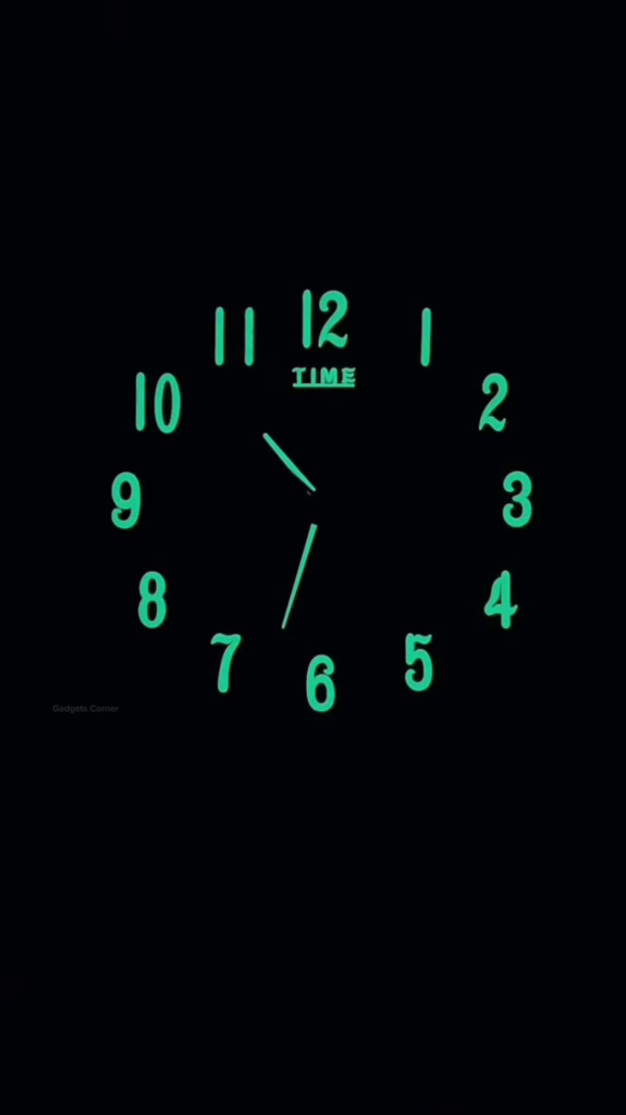 🌙 Glow-in-the-Dark Wall Clock – Time That Shines at Night! 💡🕰 - Photo 1