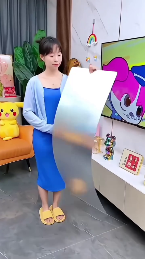 🪞 Peel & Stick Acrylic Mirror Sticker – Sleek, Safe, Stylish! ✨🏡 - Photo 2