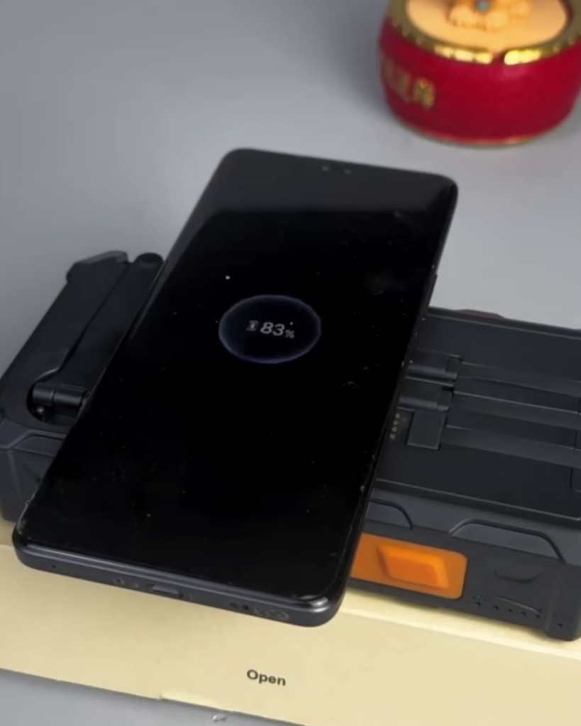 Rugged Solar Power Bank with Integrated Charging Cables - Portable Outdoor Battery Pack - Photo 4