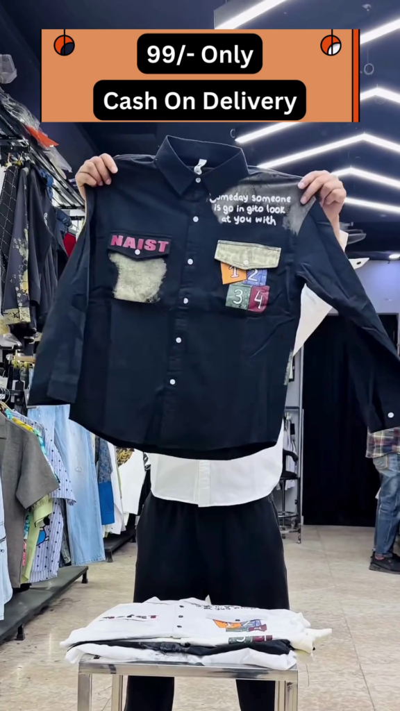Trendy Cartoon Bear Printed Shirt – Casual Short Sleeve Button-Up for Men and Women - Photo 2