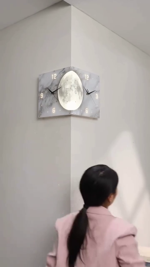 Modern Multifunctional Digital and Analog Wall Clock with Temperature and Humidity Display - Photo 4