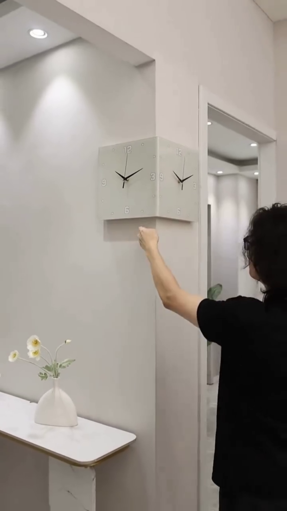 Modern Multifunctional Digital and Analog Wall Clock with Temperature and Humidity Display - Photo 7