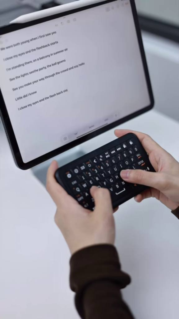 Compact Bluetooth Mini Keyboard with Touchpad for Tablet and Mobile - Photo 1