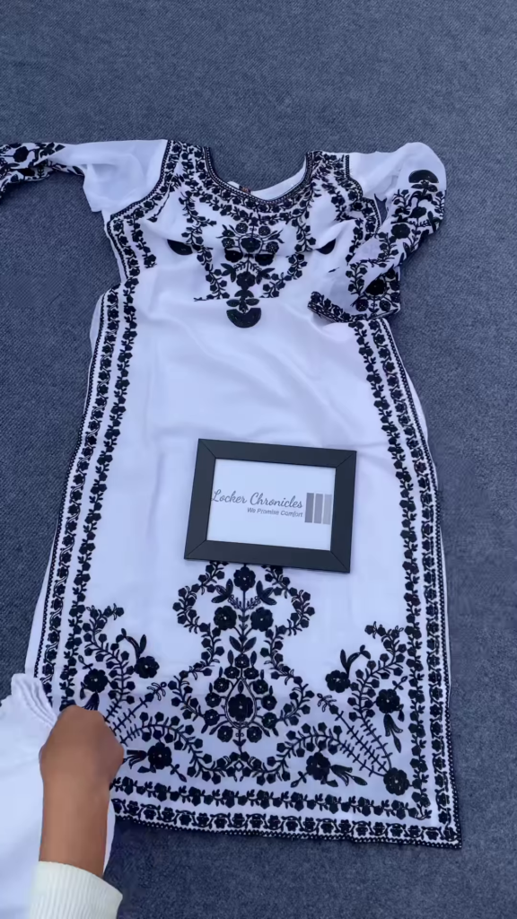 Elegant White Embroidered Chikankari Kurta Set with Dupatta and Pants - Photo 2