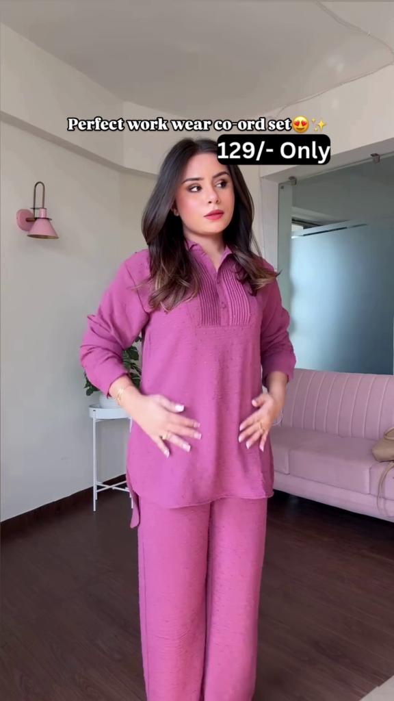 Comfortable Knit Co-ord Set with Textured Detail for Work or Casual Wear - Photo 1