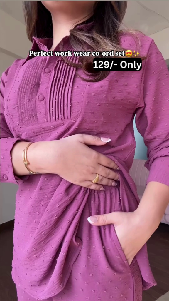 Comfortable Knit Co-ord Set with Textured Detail for Work or Casual Wear - Photo 2