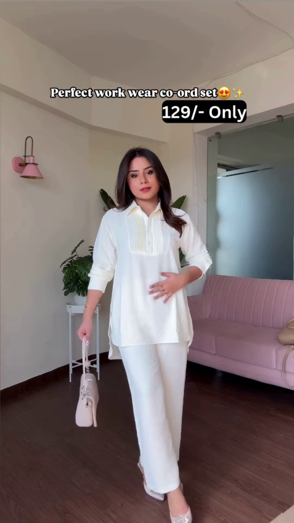 Comfortable Knit Co-ord Set with Textured Detail for Work or Casual Wear - Photo 4