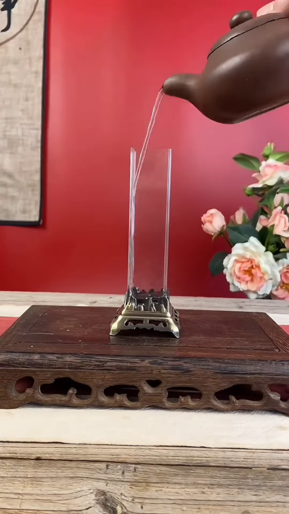 Tranquil Smoke Waterfall Incense Burner with Pagoda Design - Photo 2