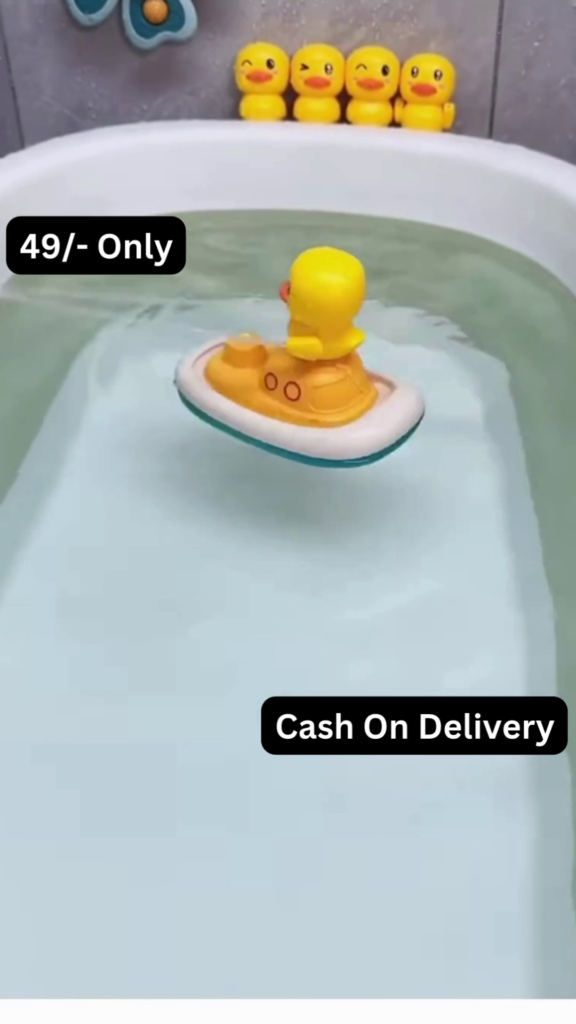 Cute Duck-Themed Baby Bath Shower Toy with Sprinkler - Photo 2