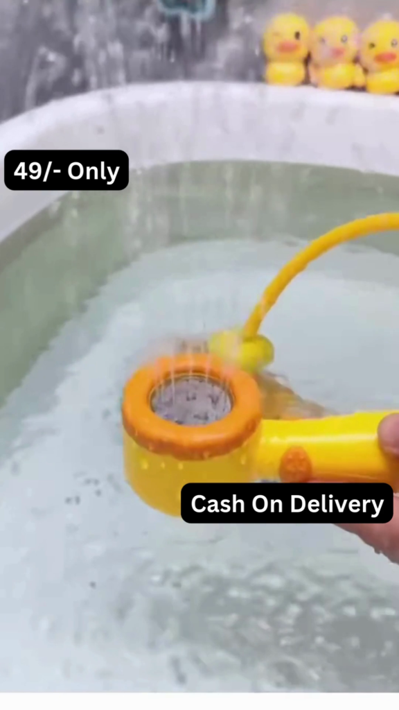 Cute Duck-Themed Baby Bath Shower Toy with Sprinkler - Photo 3
