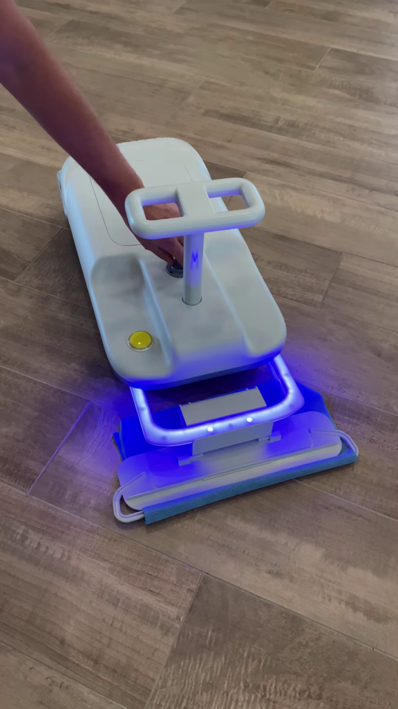 Hands-Free Microfiber Mop with Washable Pad for Floor Cleaning - Photo 3