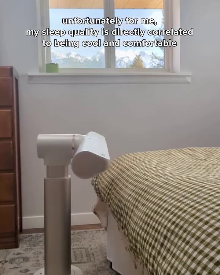 Personalized Bedside Cooling Fan with Adjustable Airflow - Photo 4